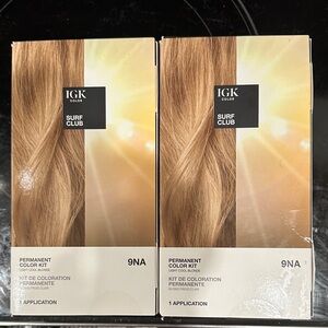 IGK Surf Club Permanent Hair Color Kit - Blonde 1 box  9NA